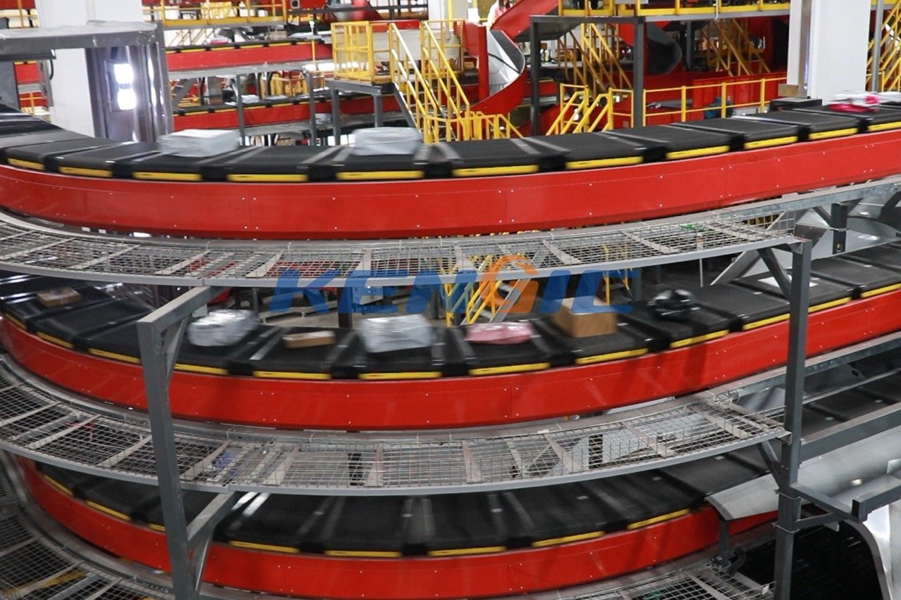 E-commerce_Multi-levels Cross-Belt Sorter CBS