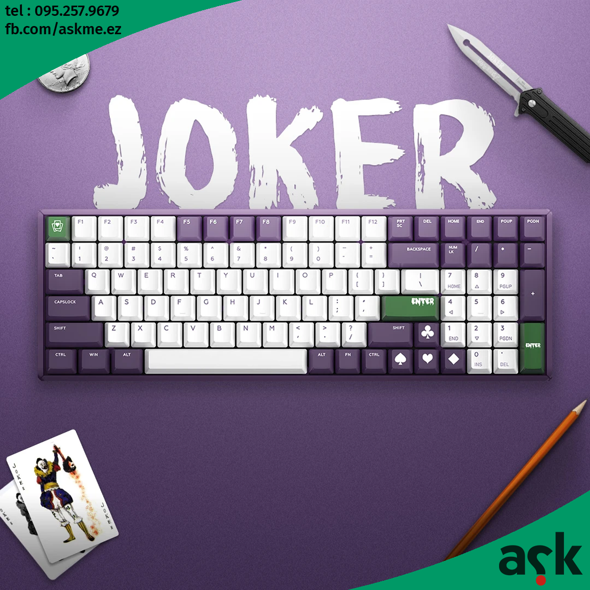 IQUNIX F96-Joker Wireless Mechanical Keyboard