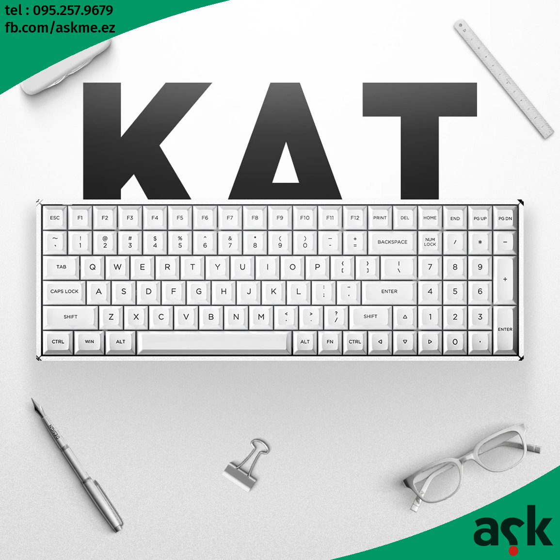 IQUNIX F96-KAT Wireless Mechanical Keyboard