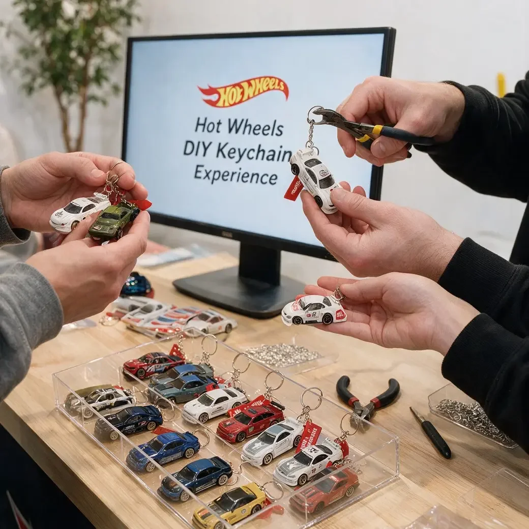 กิจกรรม DIY Workshop ประกอบพวงกุญแจรถ Hot Wheels ในงานอีเวนต์ โดย Rabbit Photobooth