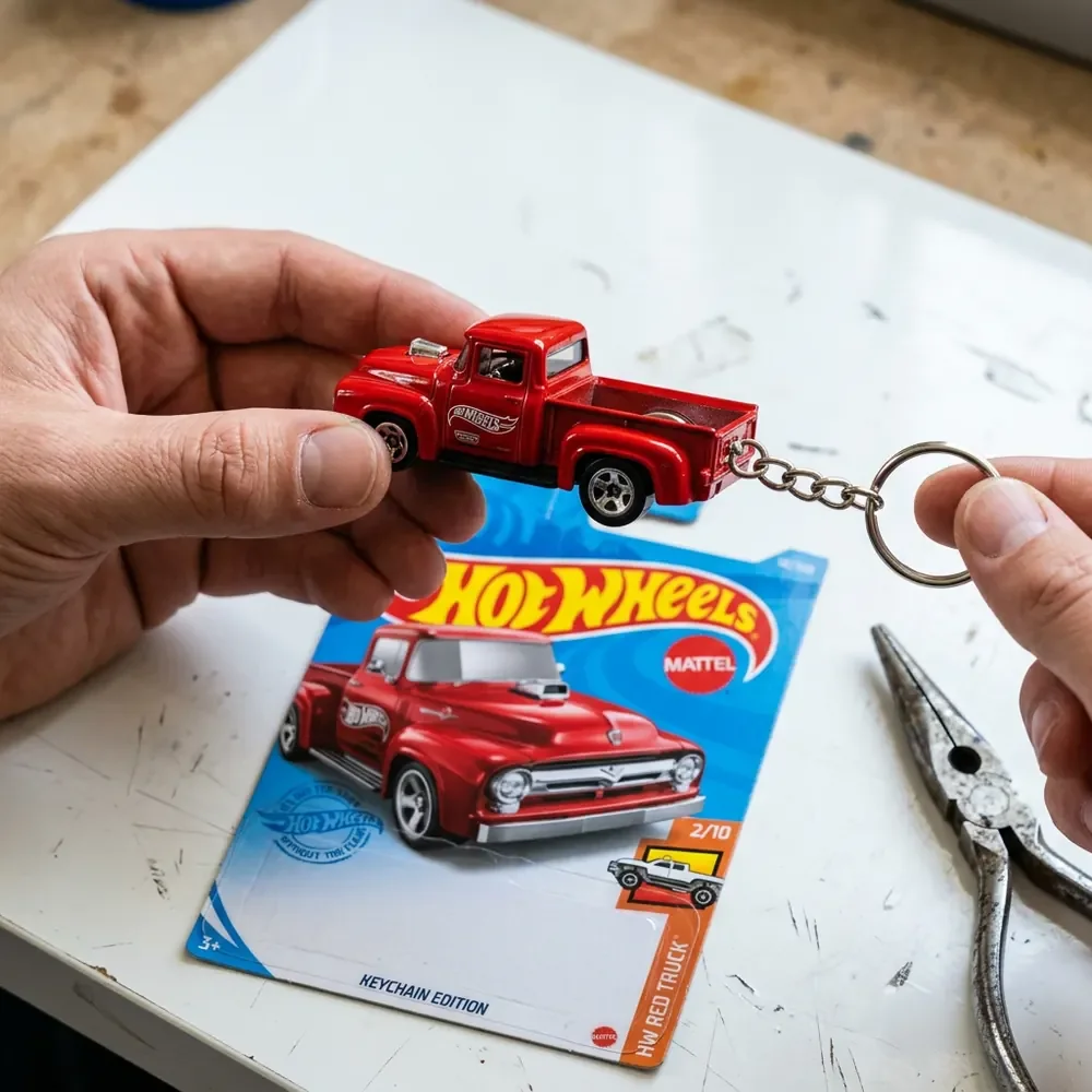 ประกอบพวงกุญแจจากรถ Hot Wheels ด้วยมือ