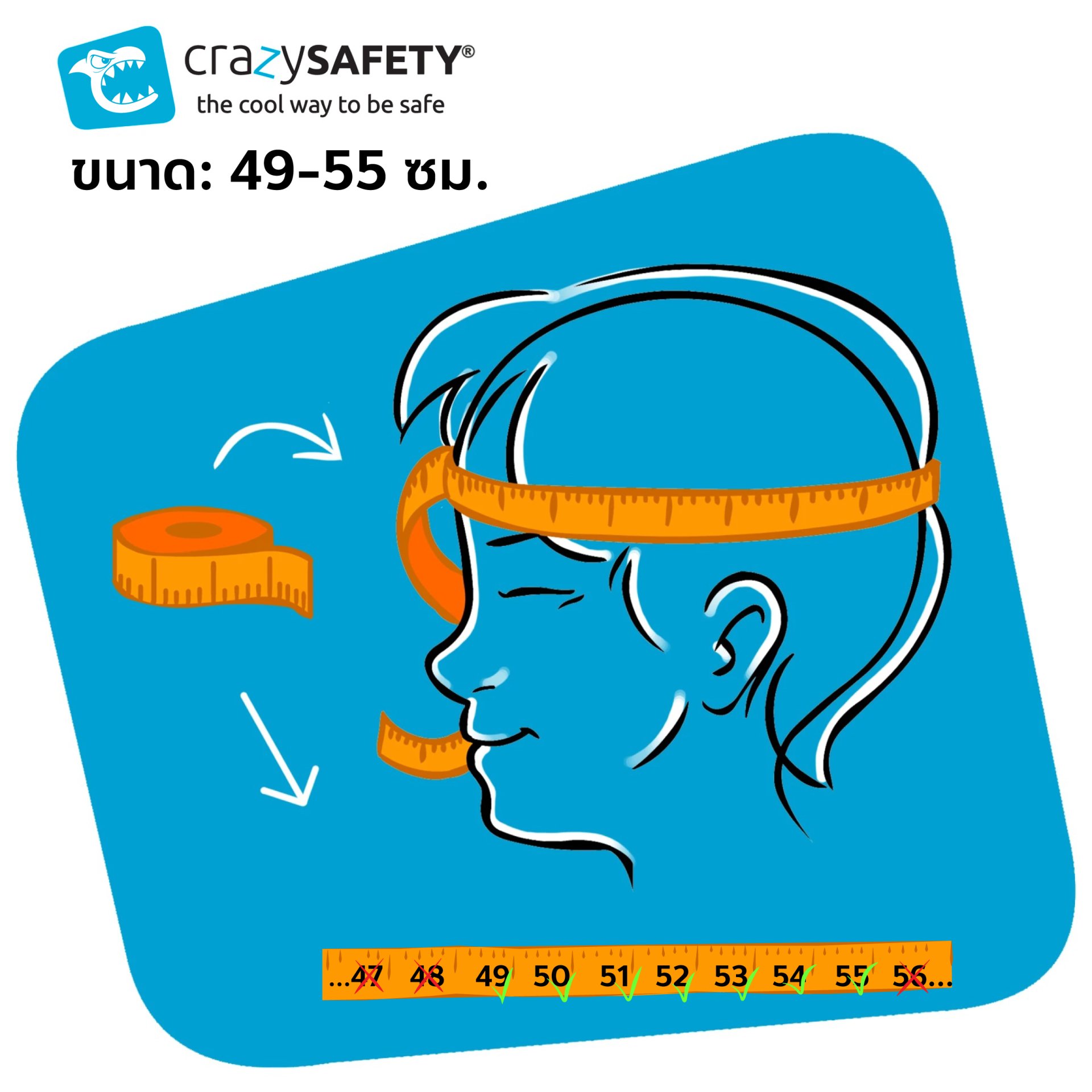 Crazy Safety Blue Dragon Size crazy-safety-blue-dragon-size