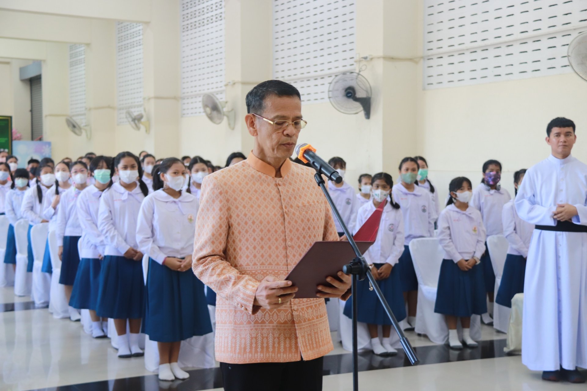 นักเรียนระนอง ร่วมถวายพระพรชัยมงคลเฉลิมพระเกียรติ สมเด็จเจ้าฟ้าฯ กรมพระศรีสวางควัฒนวรขัตติยราชนารี