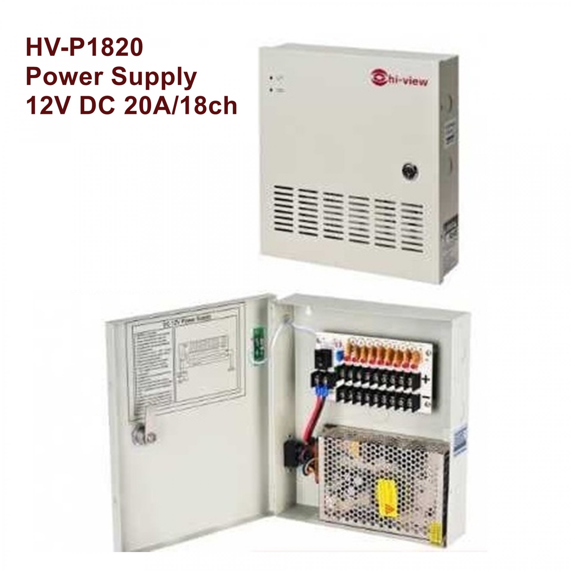 HV-P1820 Power Supply 12V DC 20A/18ch