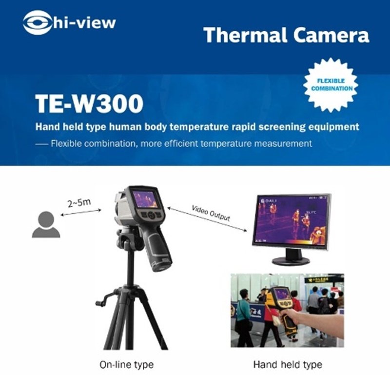 คู่มือการใช้งานเครื่องตรวจจับอุณหภูมิ Hiview TE-W300  คู่มือการใช้งานเครื่องตรวจจับอุณหภูมิ Hiview TE-W300