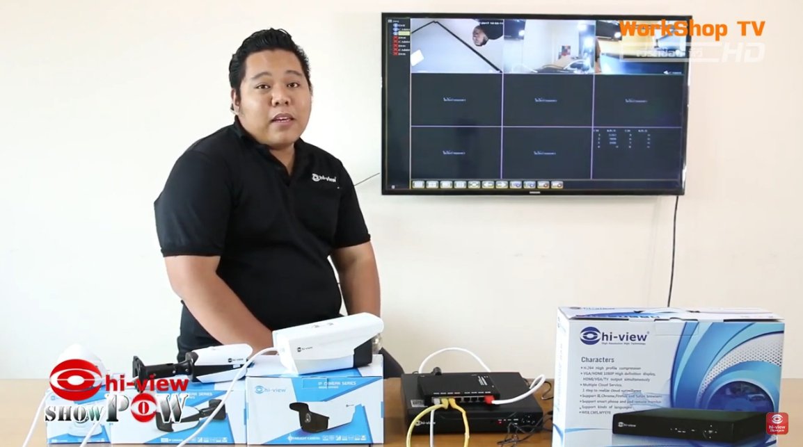 ตอน การตั้งค่ากล้องวงจรปิด hi-view พร้อม NVR IP Camera 8800 Series ตอน การตั้งค่ากล้องวงจรปิด hi-view พร้อม NVR IP Camera 8800 Series