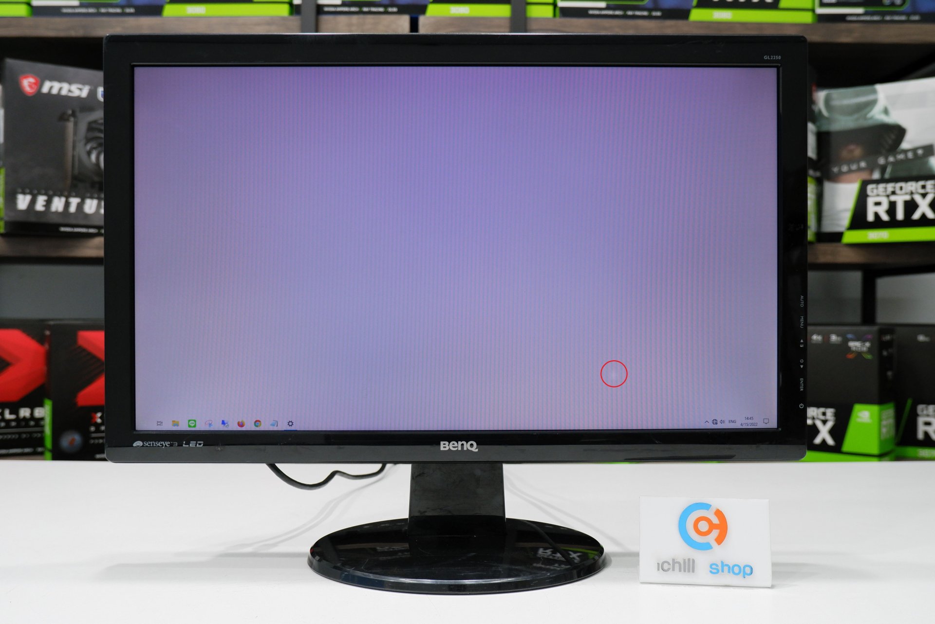 BenQ GL GL2250 21.5 Widescreen LED LCD Monitor DVI VGA Full HD