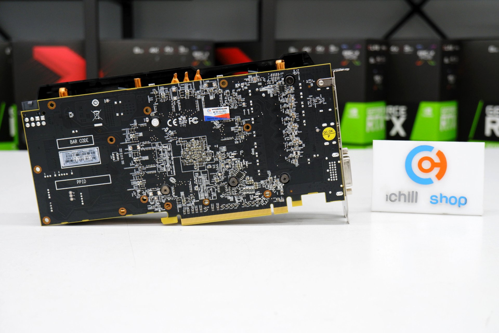 Dragon Rx Pcb การ์ดจอ (VGA) POWER COLOR RED DRAGON RX 570 4GB 2F P11453