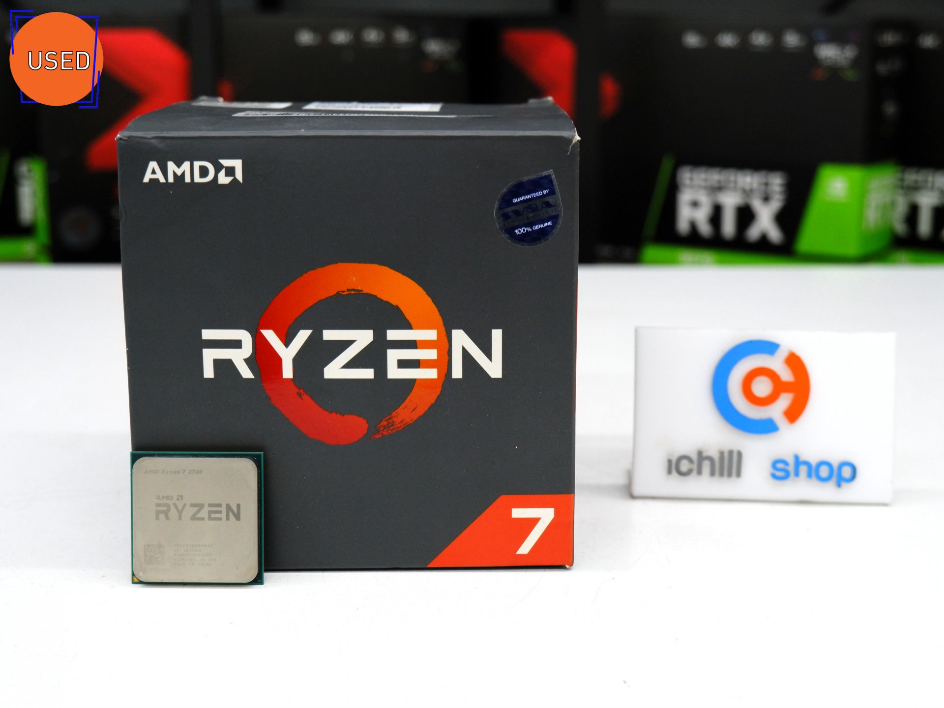 CPU (ซีพียู) AMD RYZEN 7 2700 3.2GHz (ไม่มีซิงค์พัดลม) P11275
