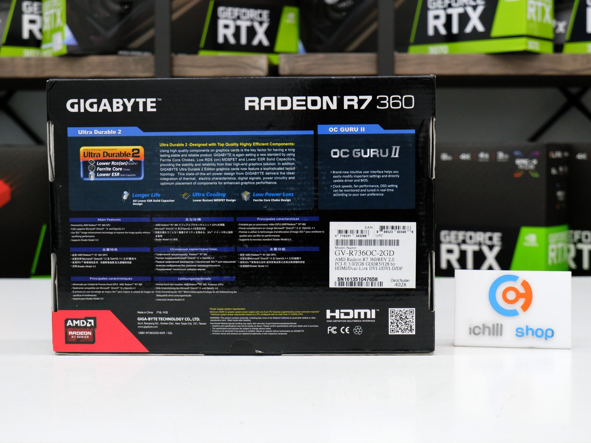 การ์ดจอ (VGA) GIGABYTE R7 360 2GB 1F OC (ของใหม่) P11285 - ichillshop