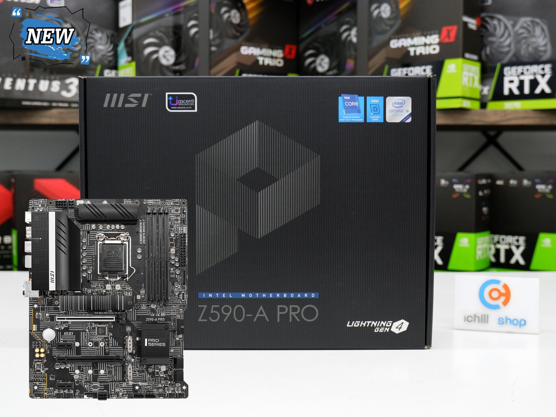Mainboard (เมนบอร์ด) MSI Z590-A PRO (ของใหม่) P11259 ichillshop