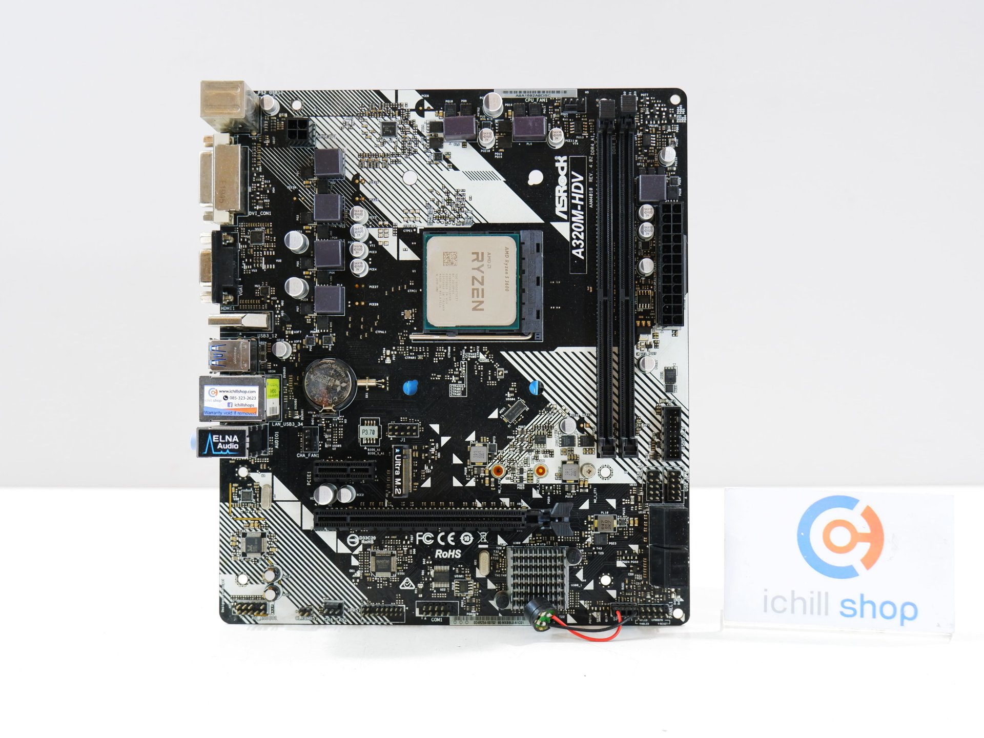  cpu amd ryzen 5 3600 mb asrock a320m hdv