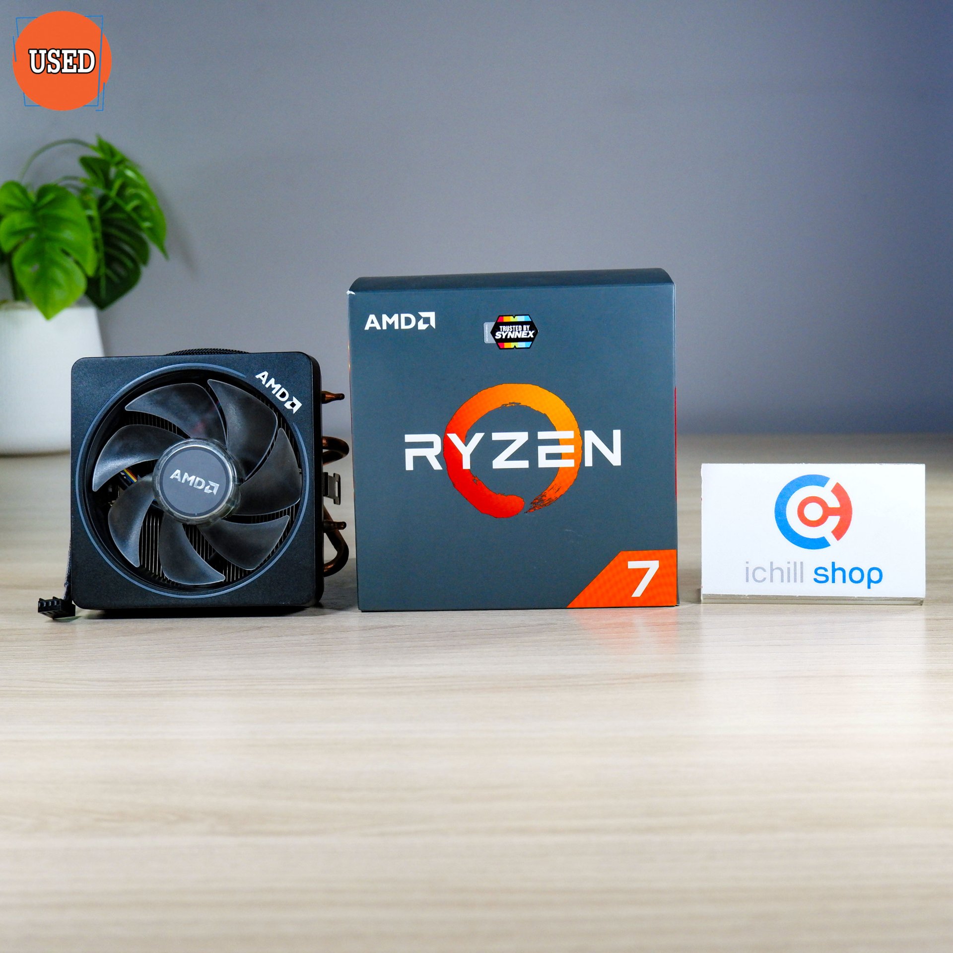 3200g Ryzen 2700 Shopee CPU (ซีพียู) AMD RYZEN 2700X+ซิงค์พัดลม