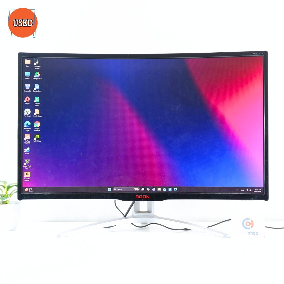 MONITOR (จอมอนิเตอร์) AOC AG322FCX 31.5 INCH FHD VA 144Hz CURVE P17011