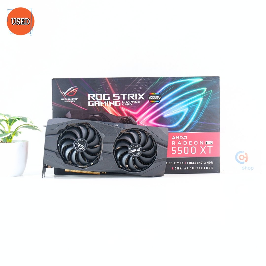 การ์ดจอ (VGA) ASUS ROG STRIX RX5500XT 8GB 2F GAMING OC P17712