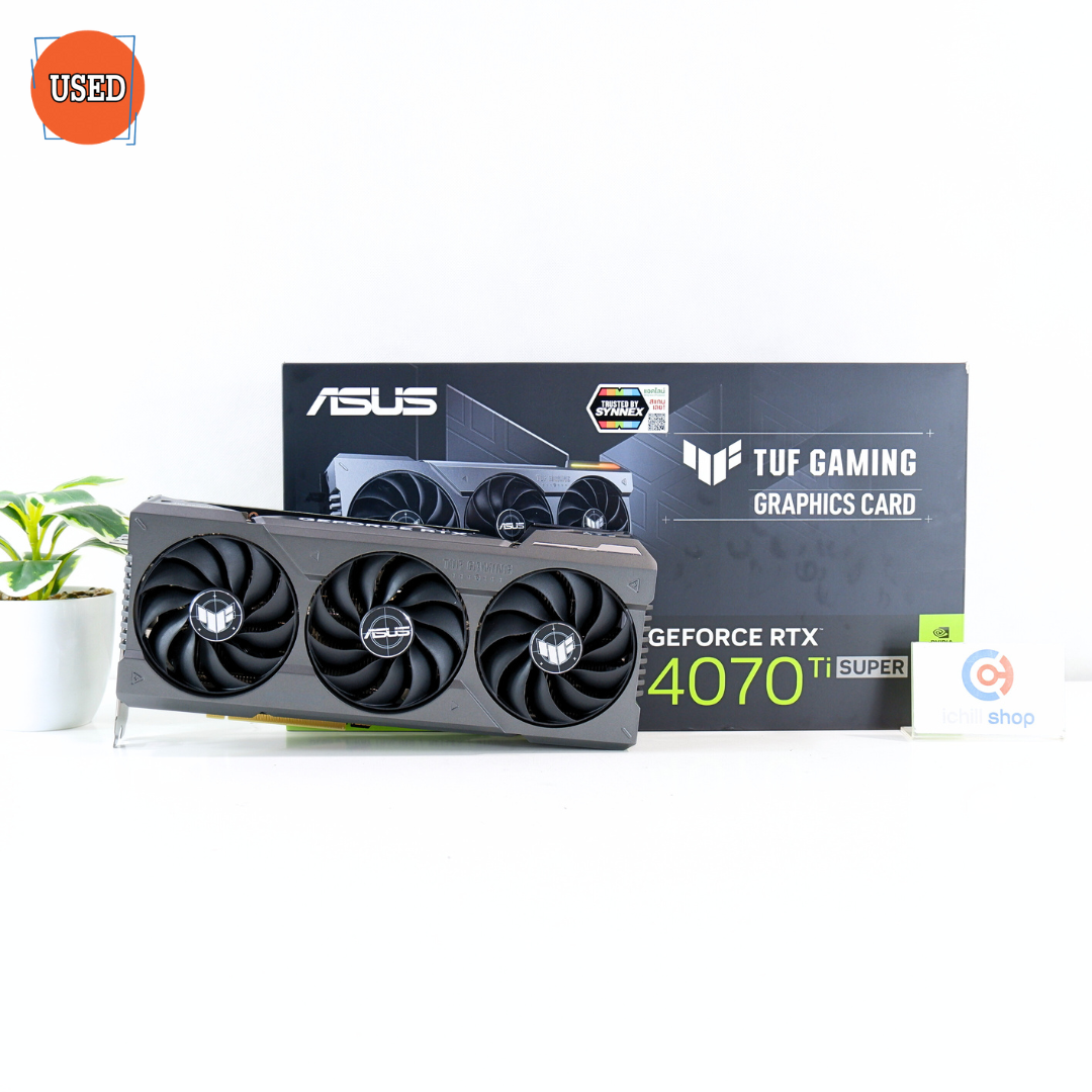 การ์ดจอ (VGA) ASUS TUF GAMING RTX4070 TI SUPER 16GB 3F OC EDITION P16780