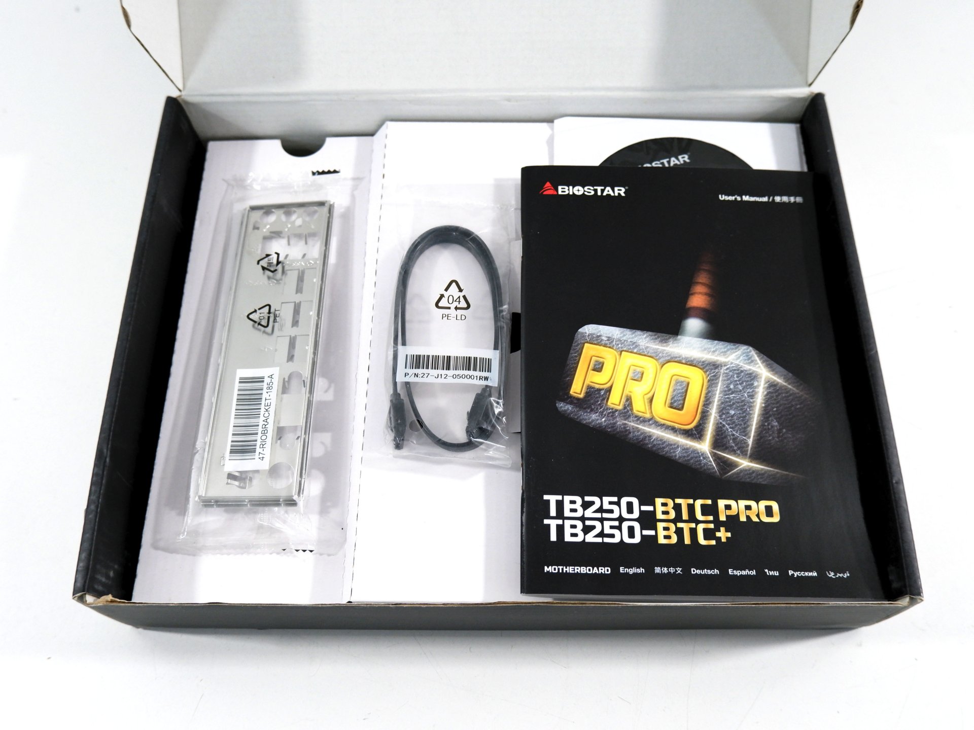 MAINBOARD (เมนบอร์ด) BIOSTAR TB250-BTC+ P12979