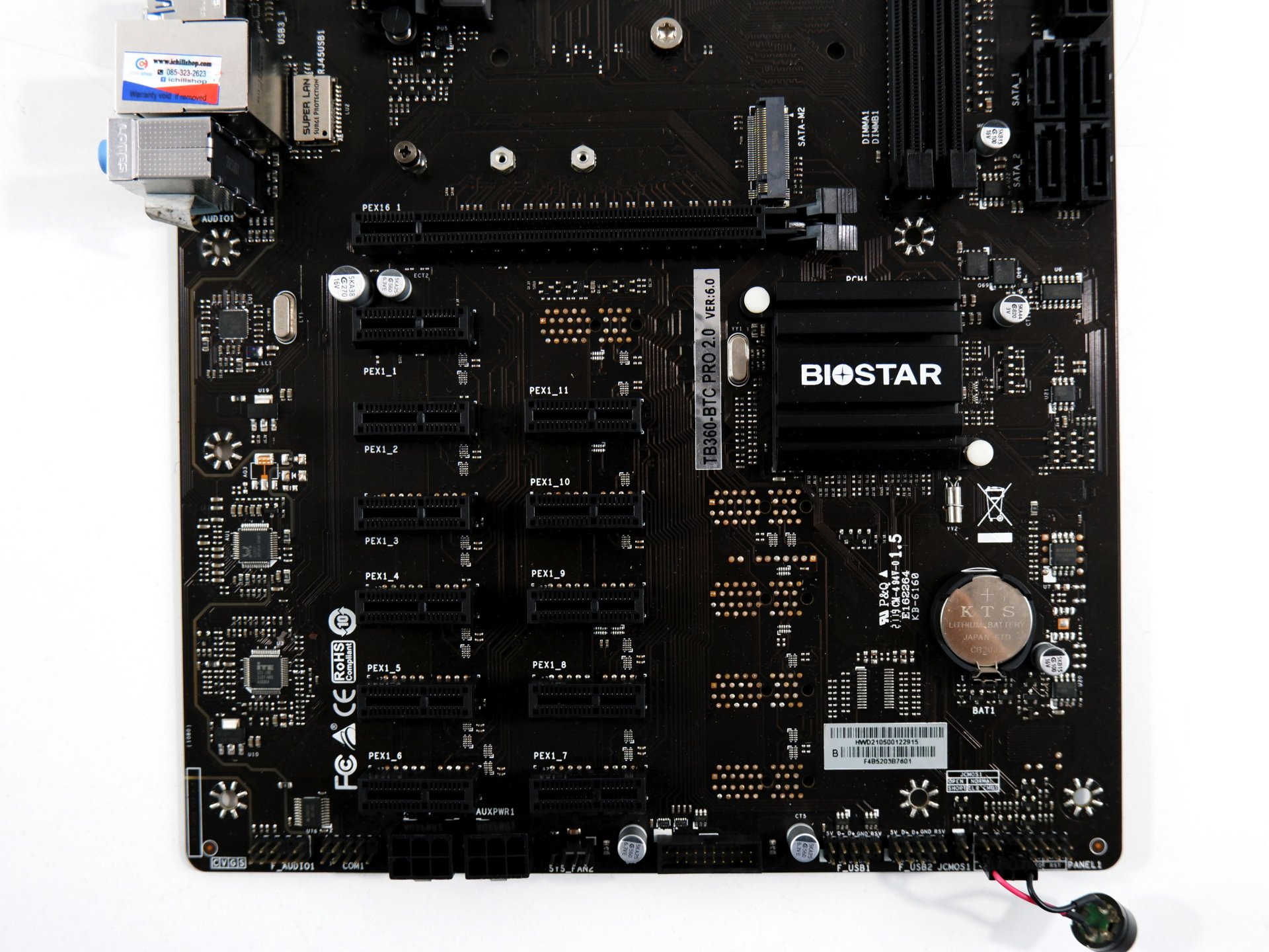 Deep In The Mines 8 GPU Case For Only Biostar TB360-BTC D - Foto 9