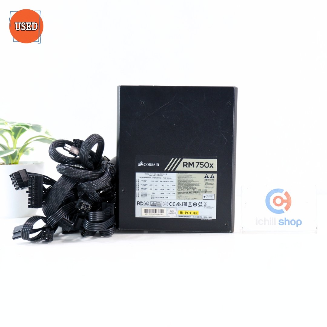 POWER SUPPLY (พาวเวอร์ซัพพลาย) CORSAIR RM750X 750W (80 PLUS GOLD) P11954