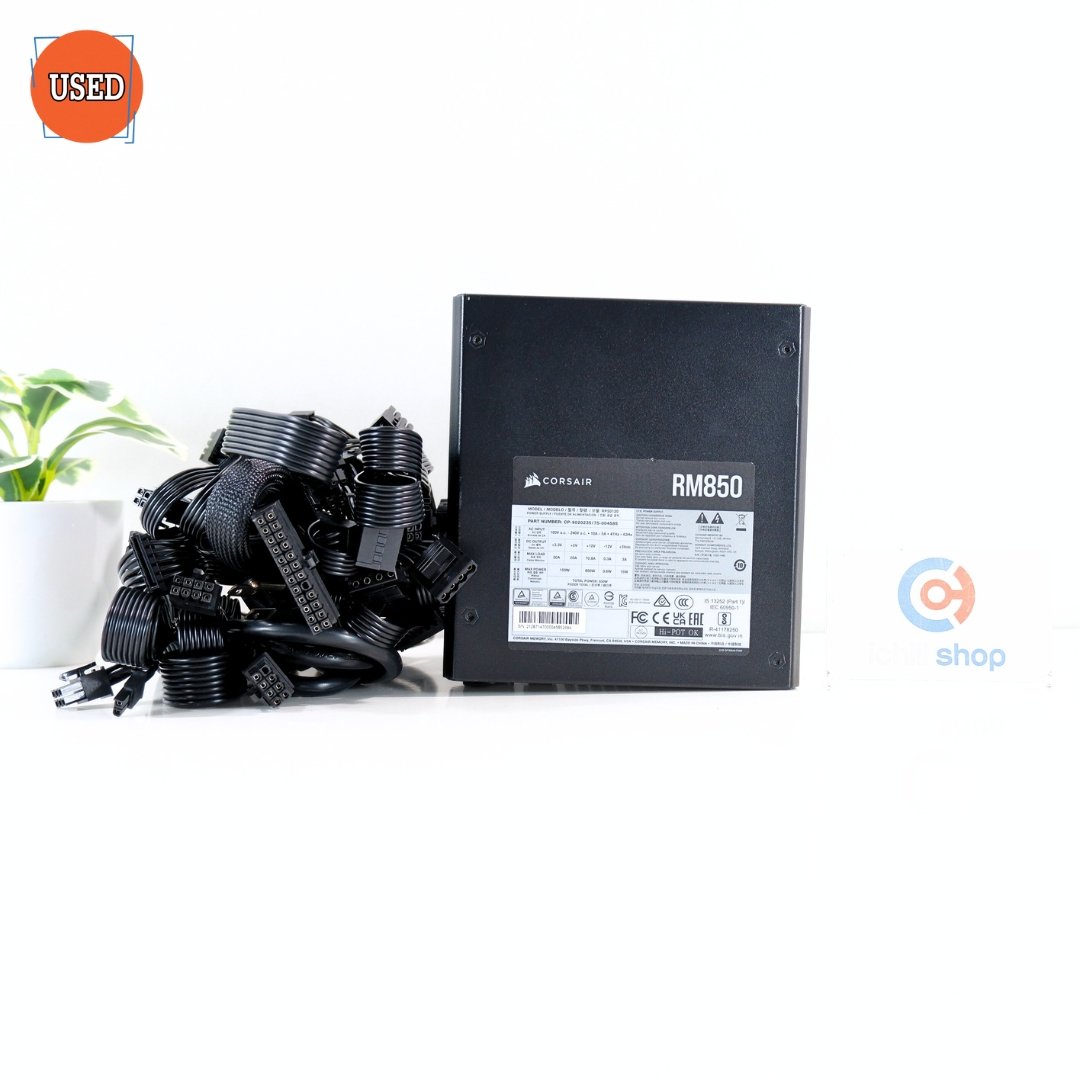 POWER SUPPLY (พาวเวอร์ซัพพลาย) CORSAIR RM850 850W (80 PLUS GOLD) P16182