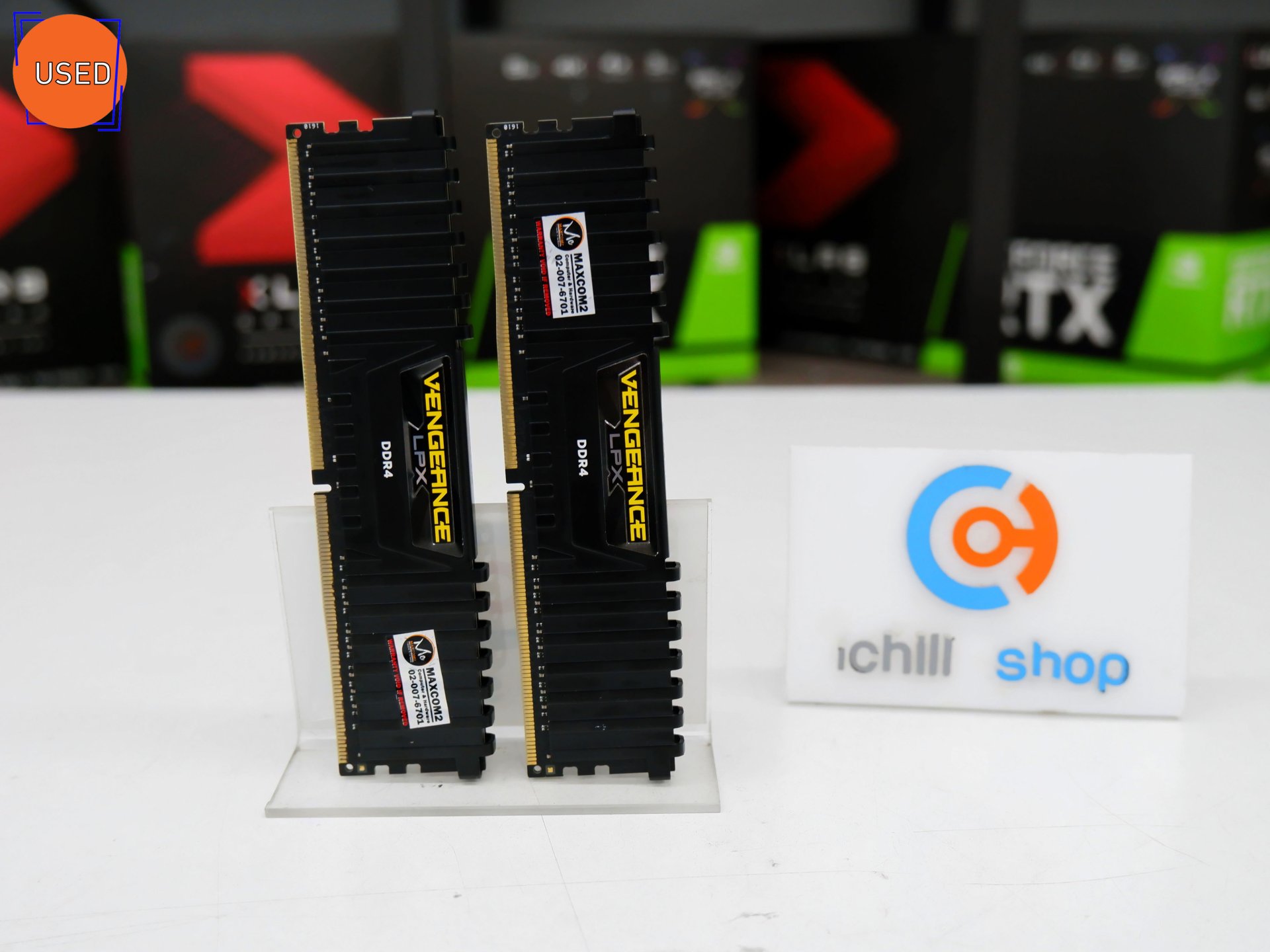 RAM (แรม) CORSAIR VENGEANCE LPX DDR4 8GB (4X2) 2133MHZ NO BOX P12092