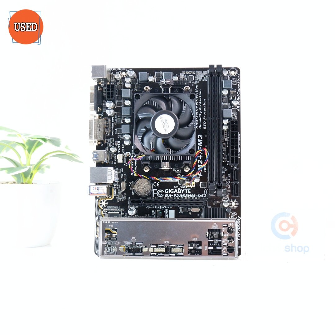 ชุดซีพียูพร้อมเมนบอร์ด CPU: AMD A4-6300 + MB: GIGABYTE F2A68HM-DS2 P17601