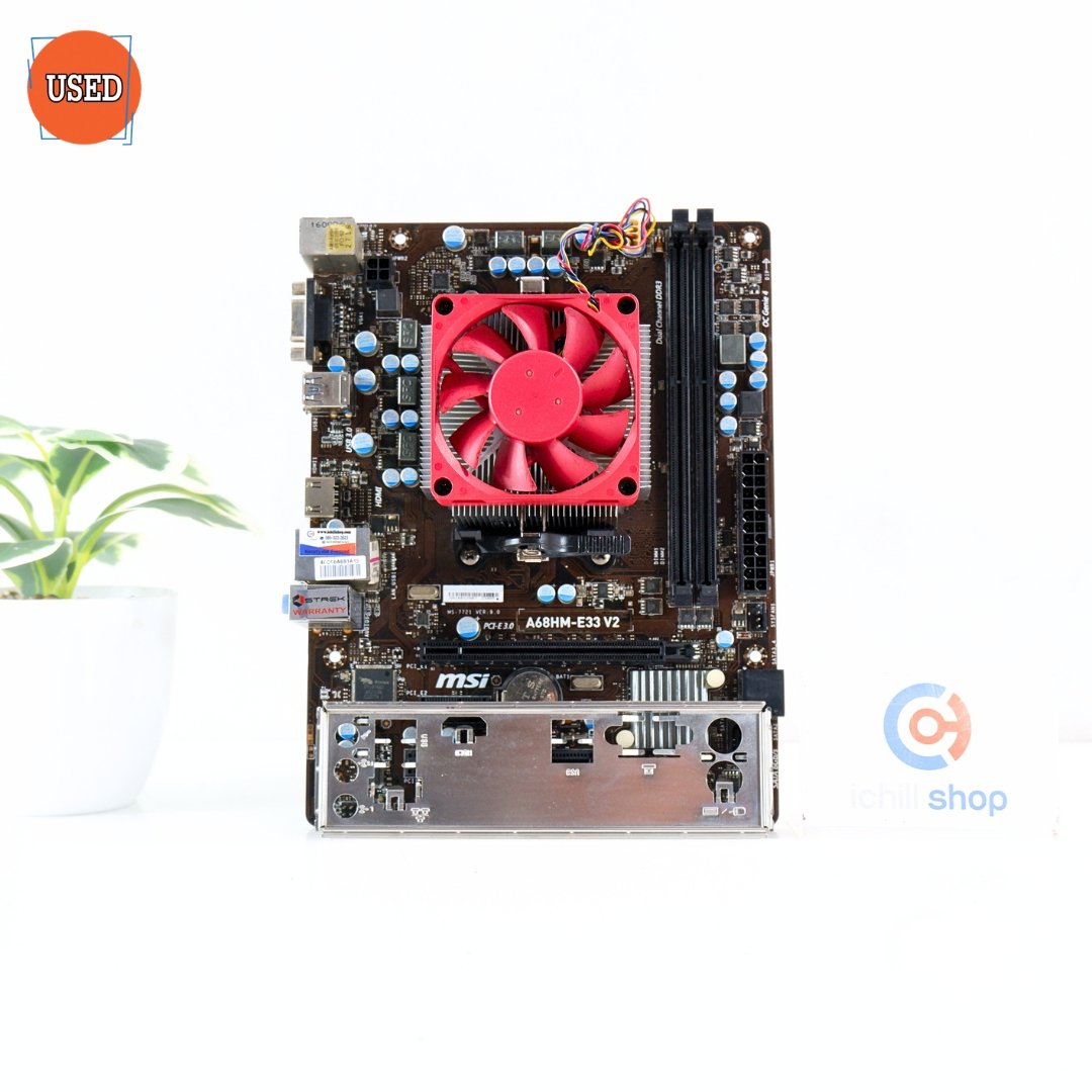 ชุดซีพียูพร้อมเมนบอร์ด CPU: AMD ATHLON X4 860K + MB: MSI A68HM-E33 V2 P08229