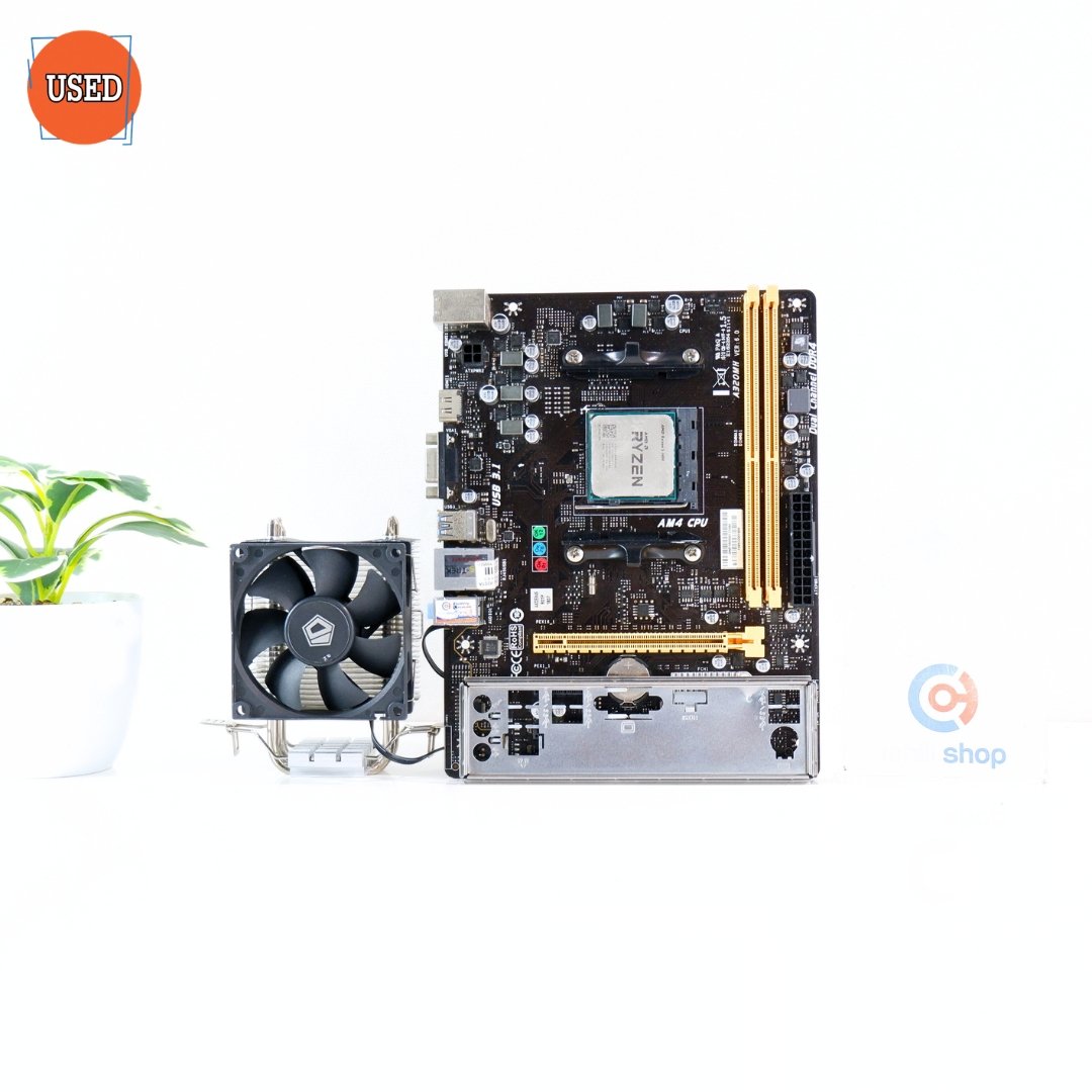 ชุดซีพียูพร้อมเมนบอร์ด CPU: AMD RYZEN 5 1400 + MB: BIOSTAR A320MH P17711