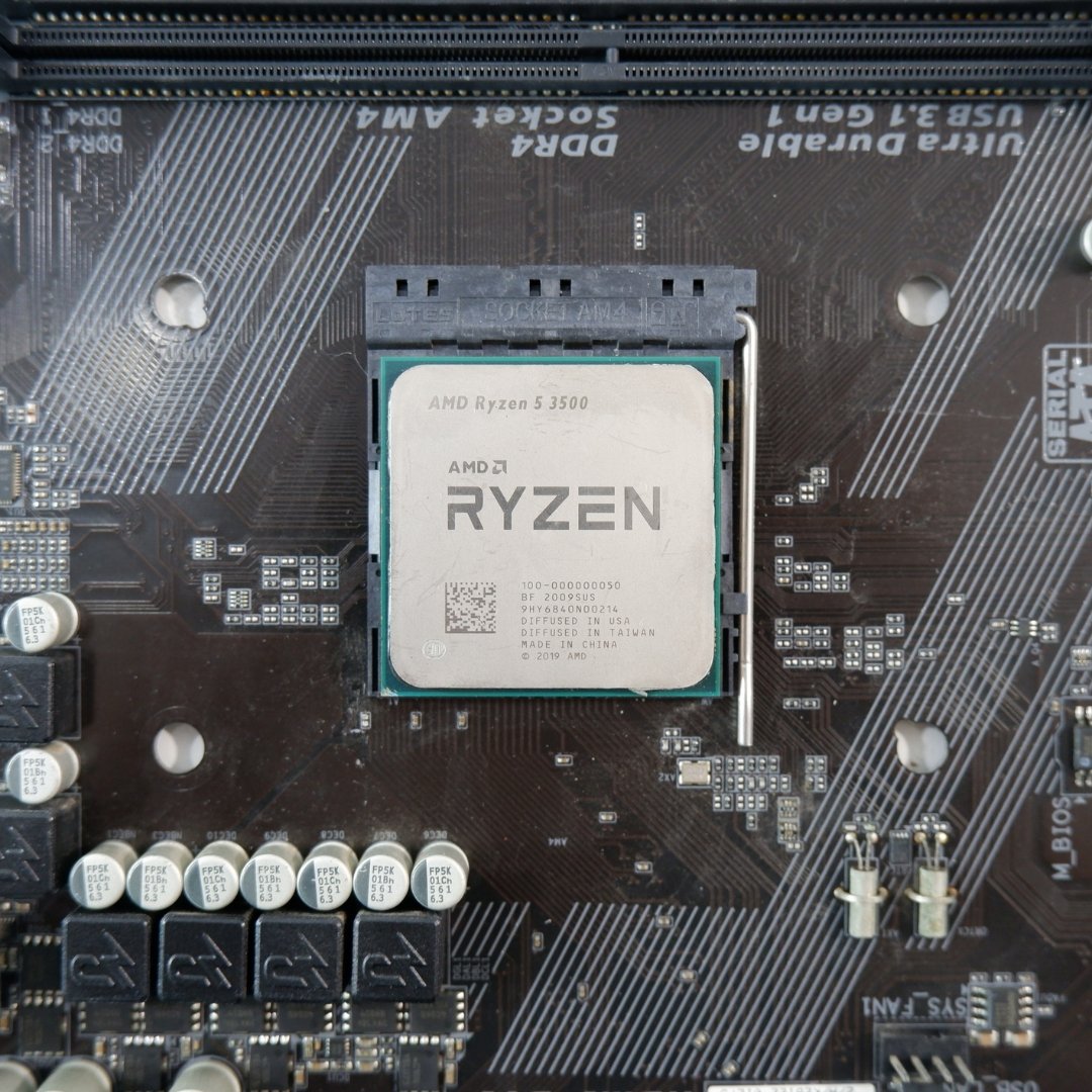 ชุดซีพียูพร้อมเมนบอร์ด CPU: AMD RYZEN 5 3500 + MB: GIGABYTE GA-A320M ...