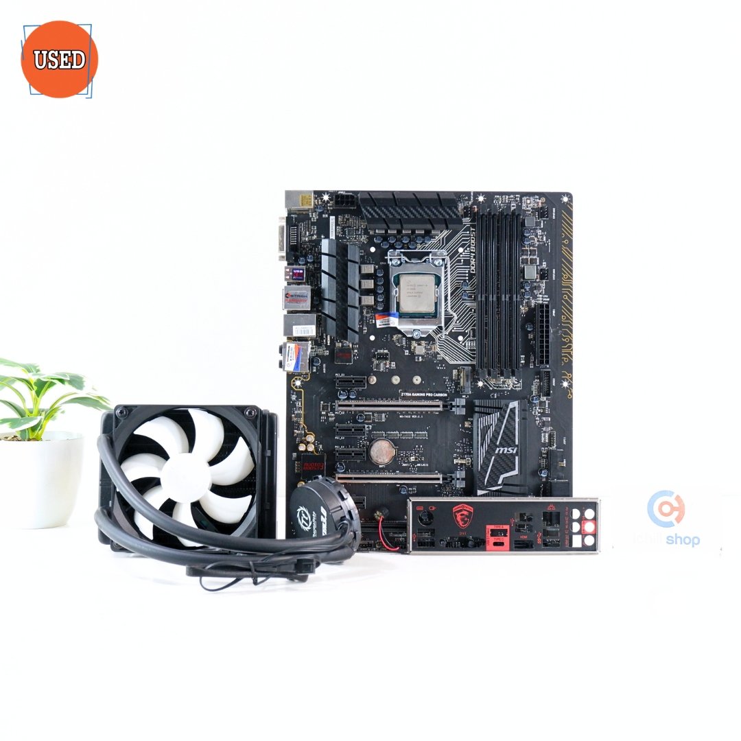 ชุดซีพียูเมนบอร์ดพร้อมชุดน้ำ CPU: I5-6500+MB: MSI Z170A GAMING PRO CARBON+LC: THERMAL TAKE WATER 3.0 PERFORMER C P17248