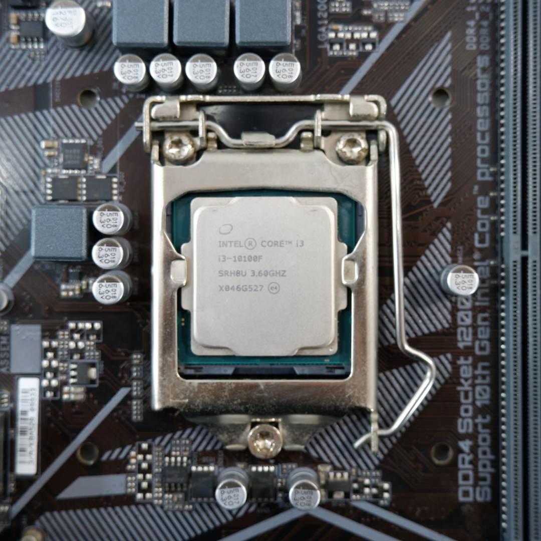 ชุดซีพียูพร้อมเมนบอร์ด CPU: INTEL CORE I3-10100F + MB: GIGABYTE H410M ...