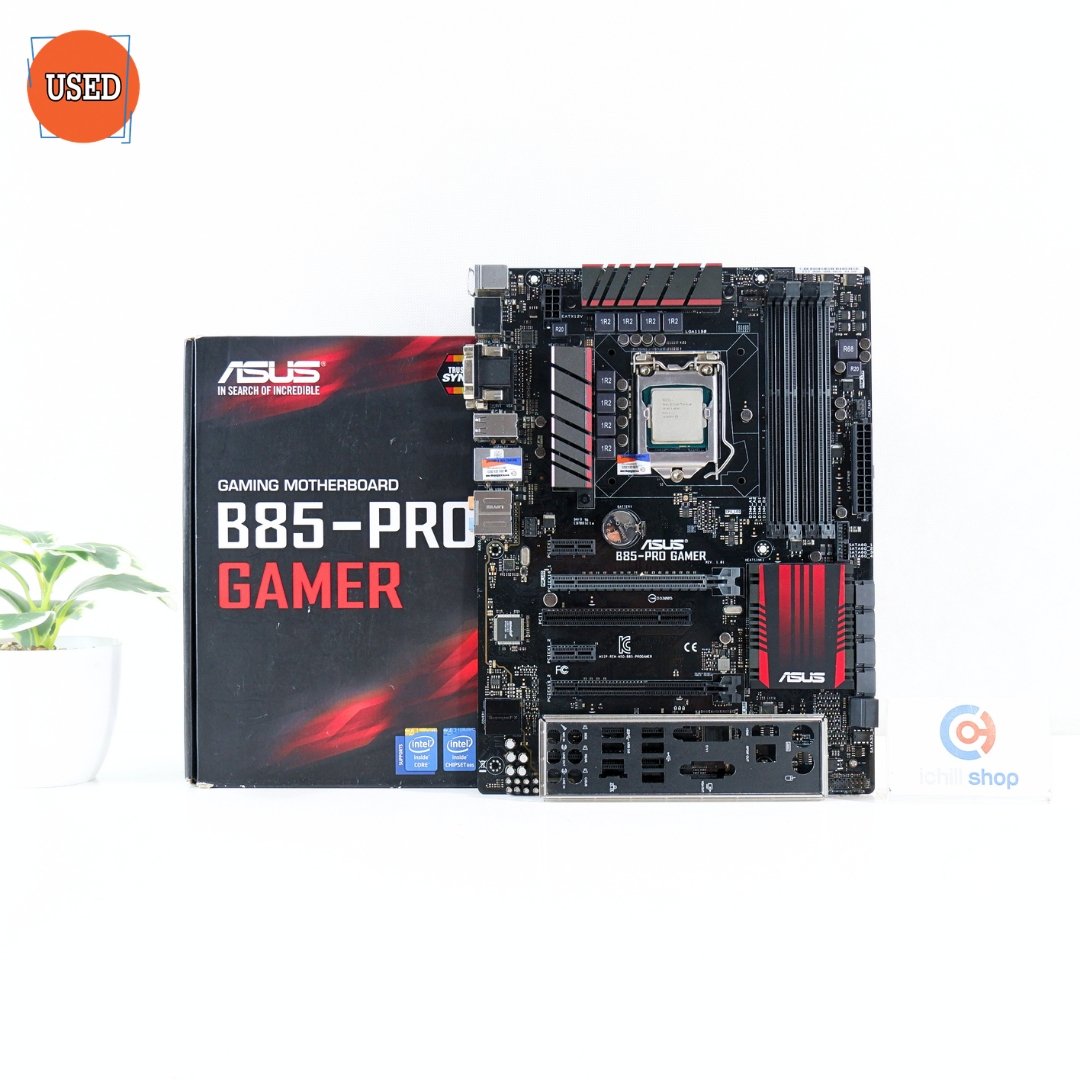 ชุดซีพียูพร้อมเมนบอร์ด CPU: INTEL CORE I3-4130 + MB: ASUS B85-PRO GAMER P17597