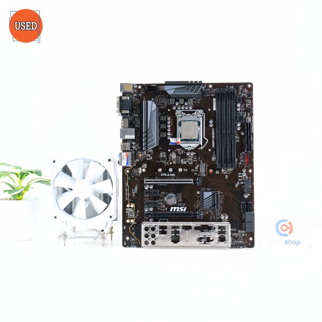 ชุดซีพียูพร้อมเมนบอร์ด CPU: INTEL CORE I3-8100 + MB: MSI Z370-A PRO P17276