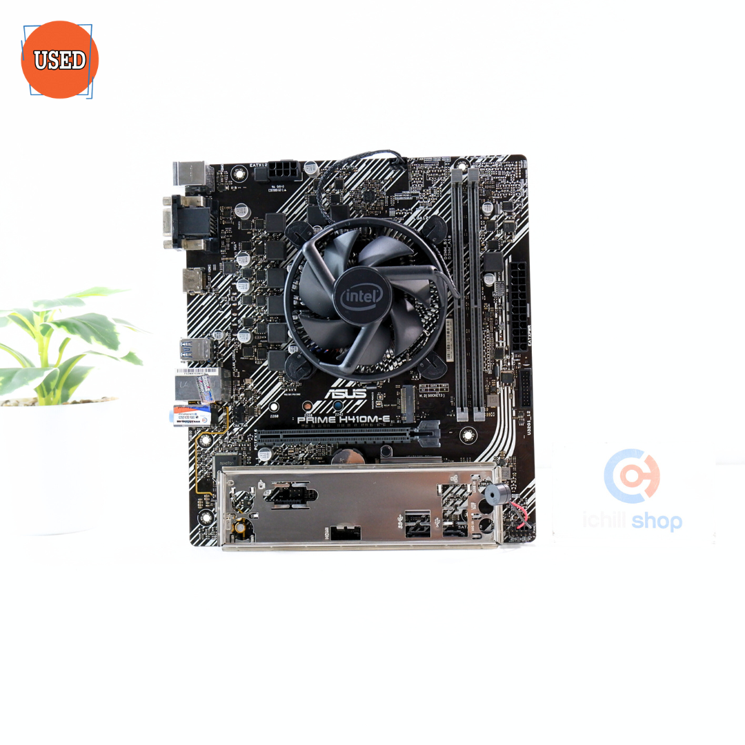 ชุดซีพียูพร้อมเมนบอร์ด CPU: INTEL CORE I5-10400F + MB: ASUS PRIME H410M-E P16570