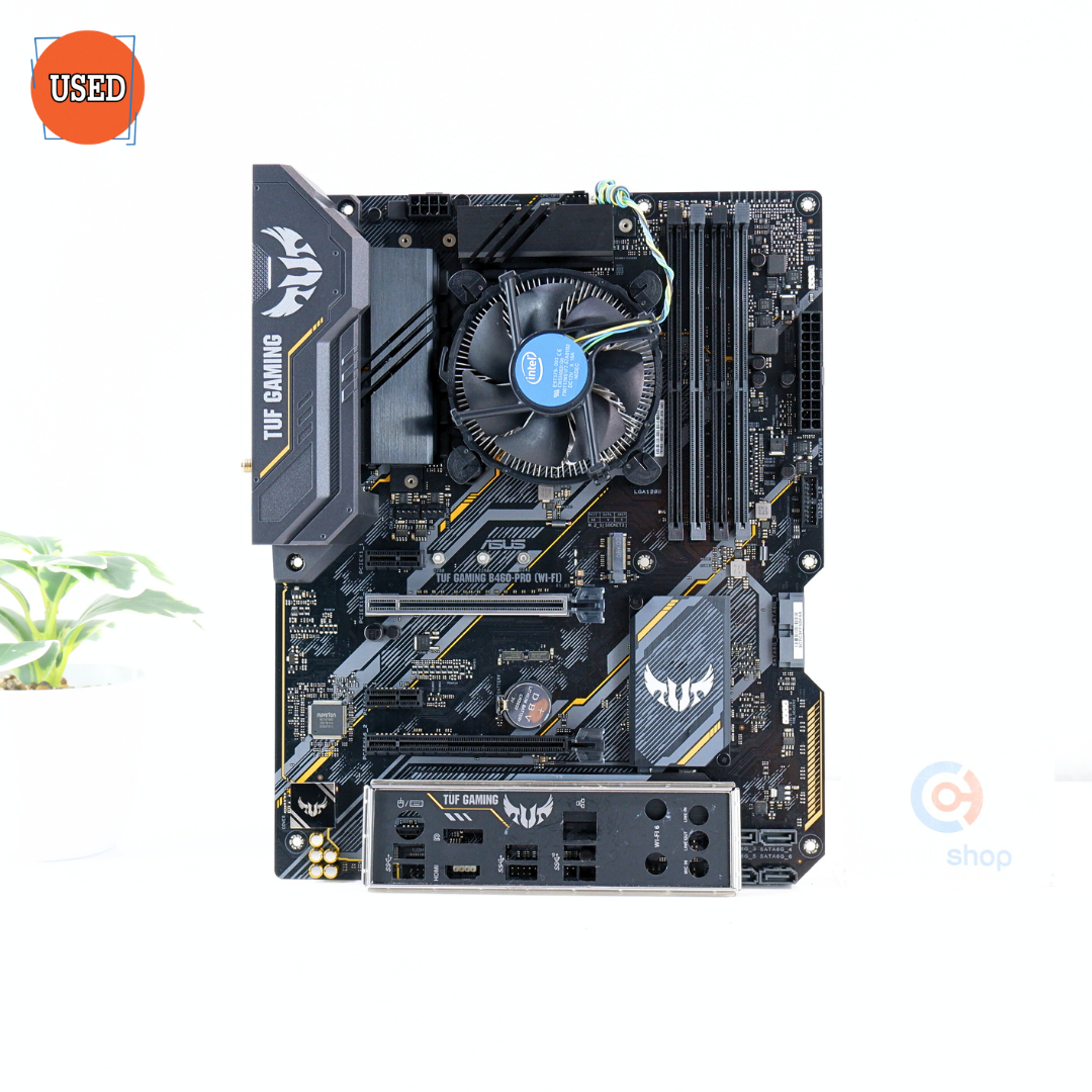 ชุดซีพียูพร้อมเมนบอร์ด CPU: INTEL CORE I5-10400F + MB: ASUS TUF B460 PRO WIFI P16814