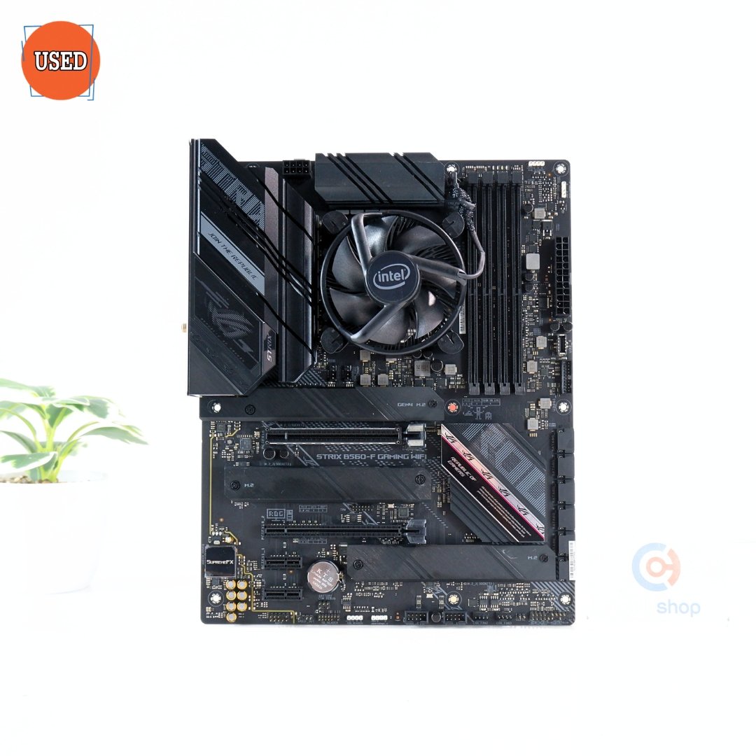 ชุดซีพียูพร้อมเมนบอร์ด CPU: INTEL CORE I5-11400F + MB: ASUS ROG STRIX B560-F GAMING WIFI P17300
