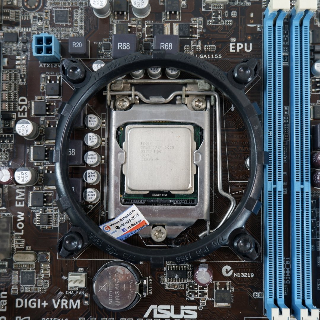 ชุดซีพียูพร้อมเมนบอร์ด CPU: INTEL CORE I5-2500 + MB: ASUS P8H61-M LX R2 ...