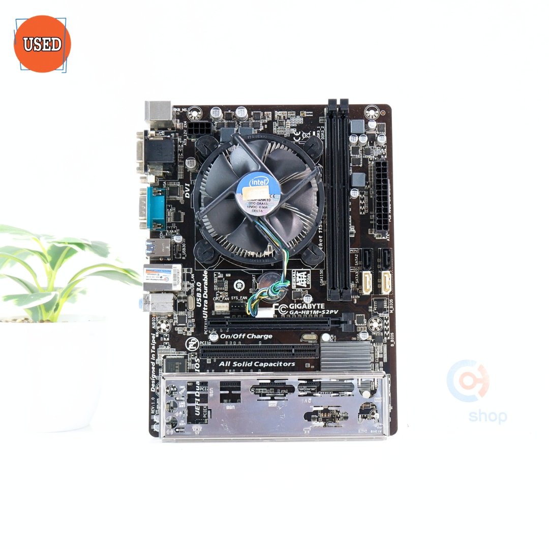ชุดซีพียูพร้อมเมนบอร์ด CPU: INTEL CORE I5-4430 + MB: GIGABYTE H81M-S2PV P11784