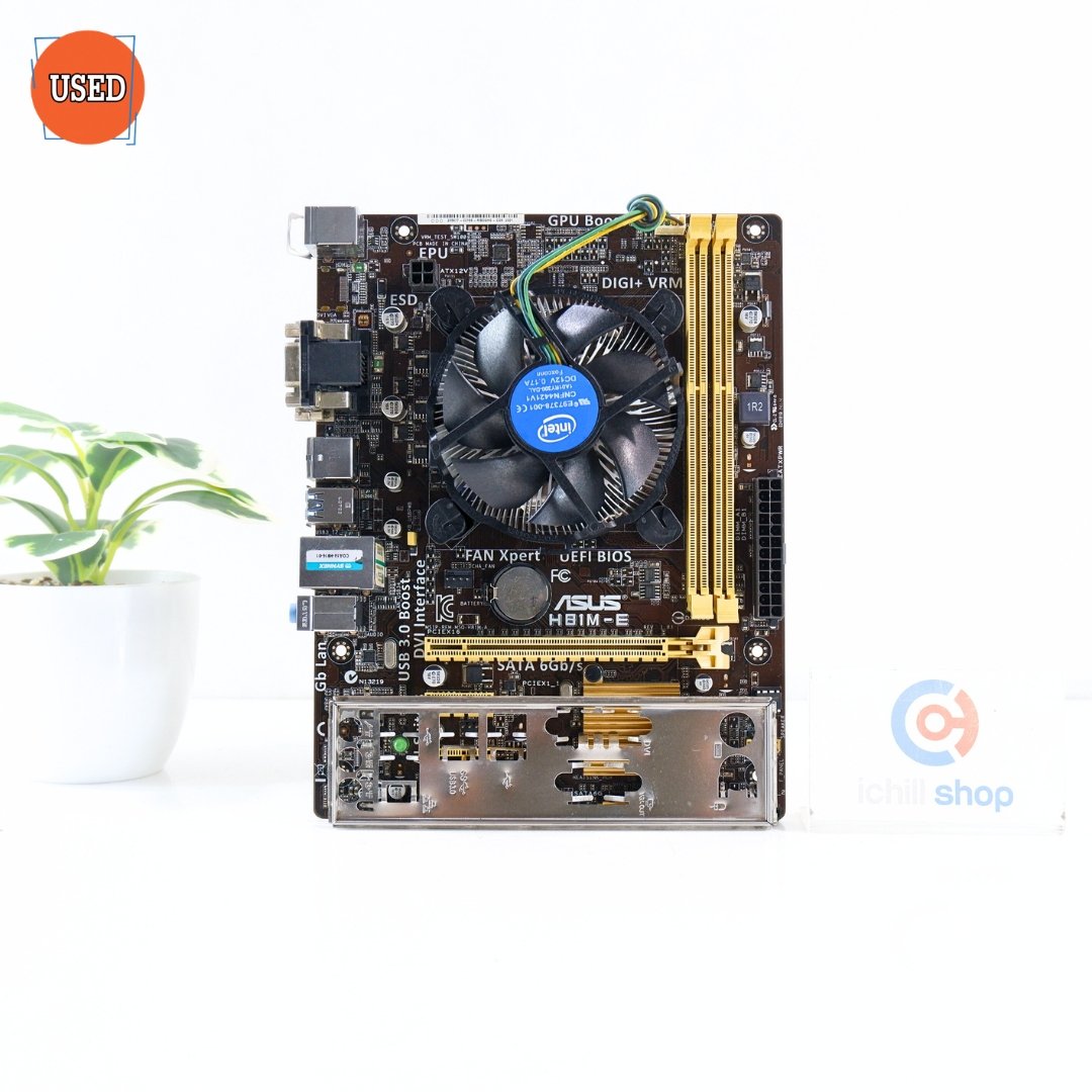 ชุดซีพียูพร้อมเมนบอร์ด CPU: INTEL CORE I5-4460 + MB: ASUS H81M-E P17309