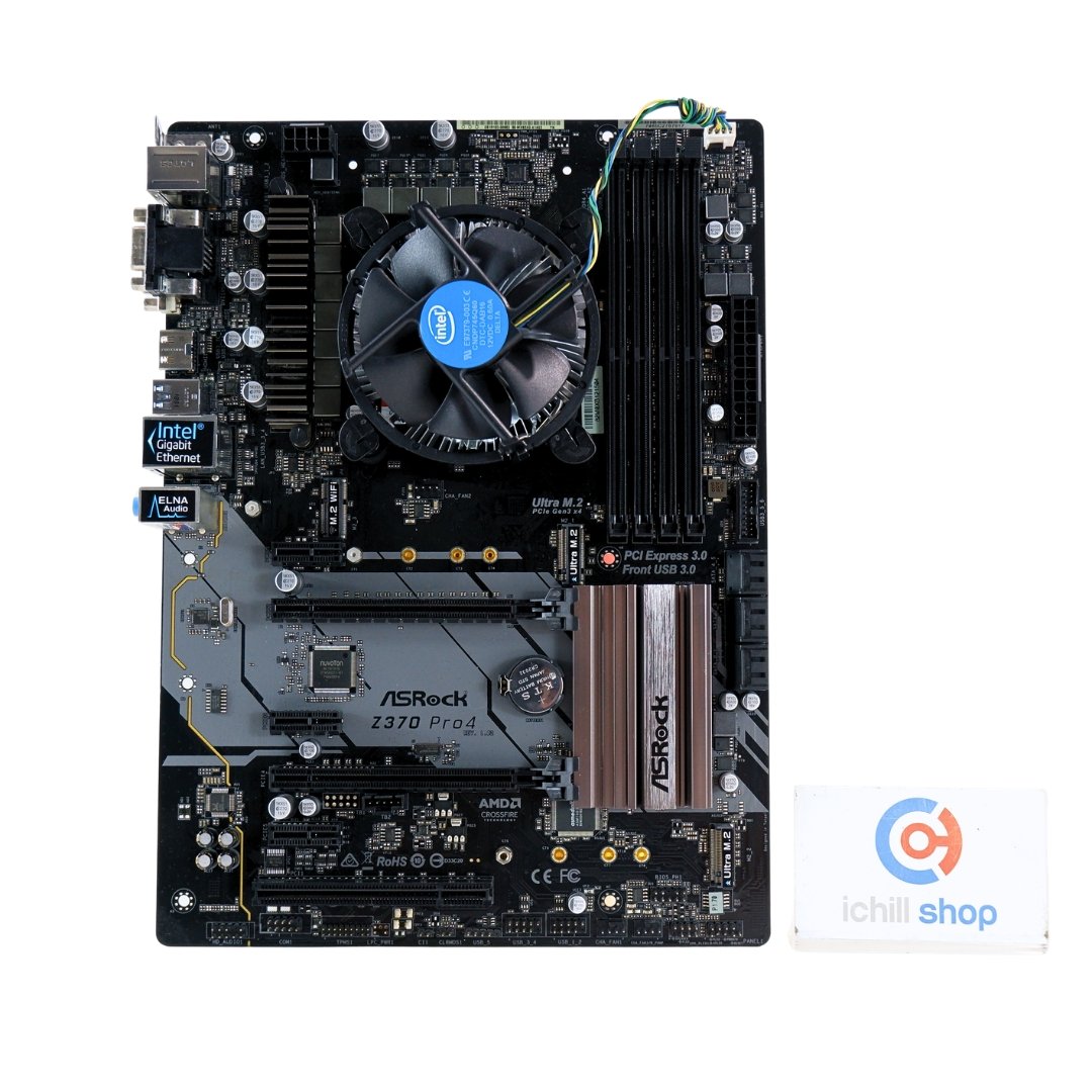 ชุดซีพียูพร้อมเมนบอร์ด CPU: INTEL CORE I5-8400 + MB: ASROCK Z370