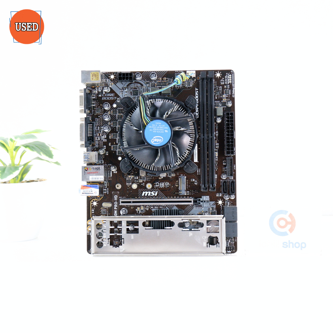 ชุดซีพียูพร้อมเมนบอร์ด CPU: INTEL CORE I5-8400 + MB: MSI B360M PRO-VD P16499