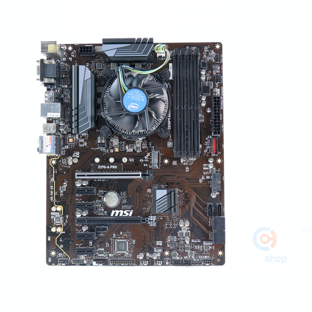 ชุดซีพียูพร้อมเมนบอร์ด CPU: INTEL CORE I5-8400 + MB: MSI Z370-A