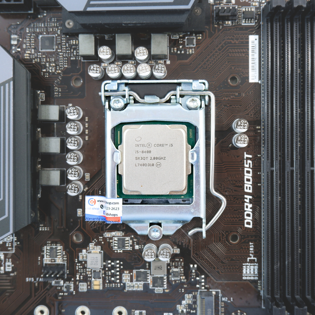 ชุดซีพียูพร้อมเมนบอร์ด CPU: INTEL CORE I5-8400 + MB: MSI Z370-A