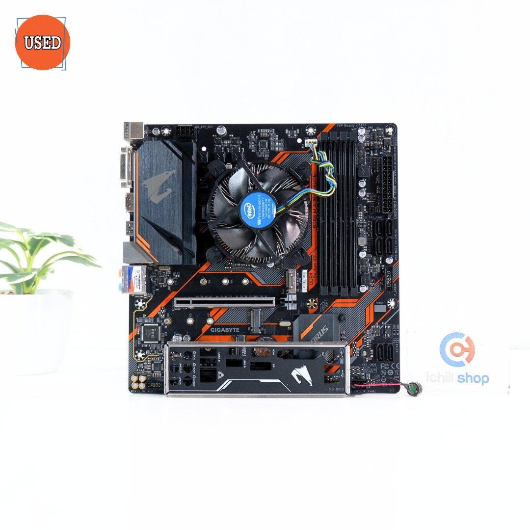 ชุดซีพียูพร้อมเมนบอร์ด CPU: INTEL CORE I5-9400F + MB: GIGABYTE B365 M AORUS ELITE P17427