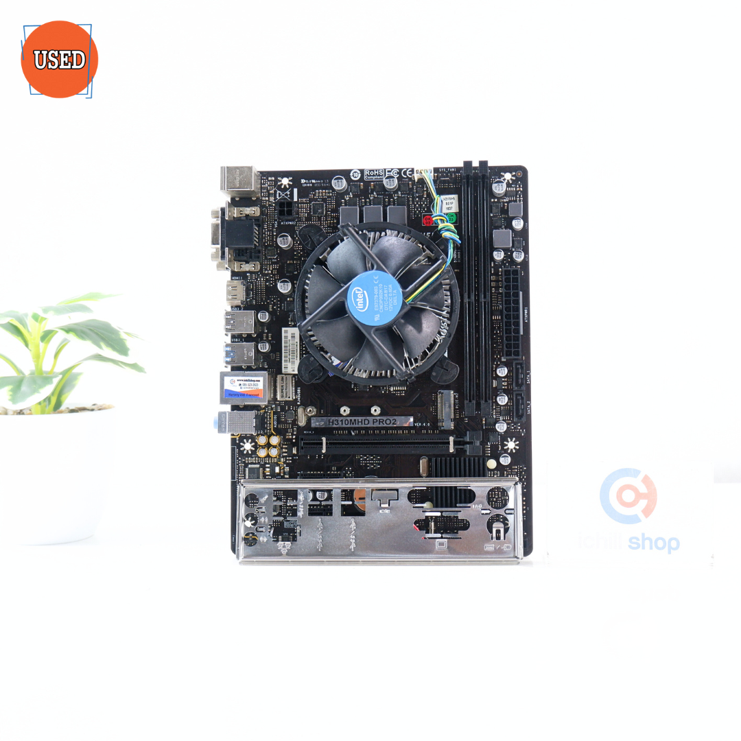 ชุดซีพียูพร้อมเมนบอร์ด CPU: INTEL CORE I5-9400 + MB: BIOSTAR H310MHD PRO2 P16937
