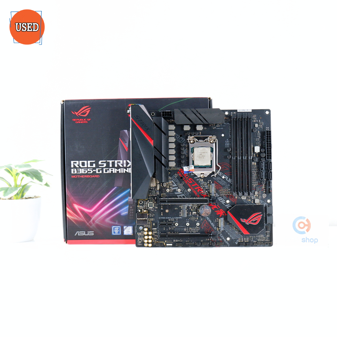 ชุดซีพียูพร้อมเมนบอร์ด CPU: INTEL CORE I5-9500F + MB: ASUS ROG STRIX B365-G GAMING P16544