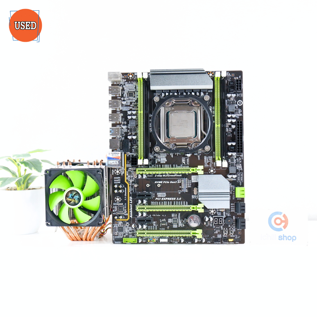 ชุดซีพียูพร้อมเมนบอร์ด CPU: INTEL XEON E5-2680 V2 + MB: ATERMITER X79 ...