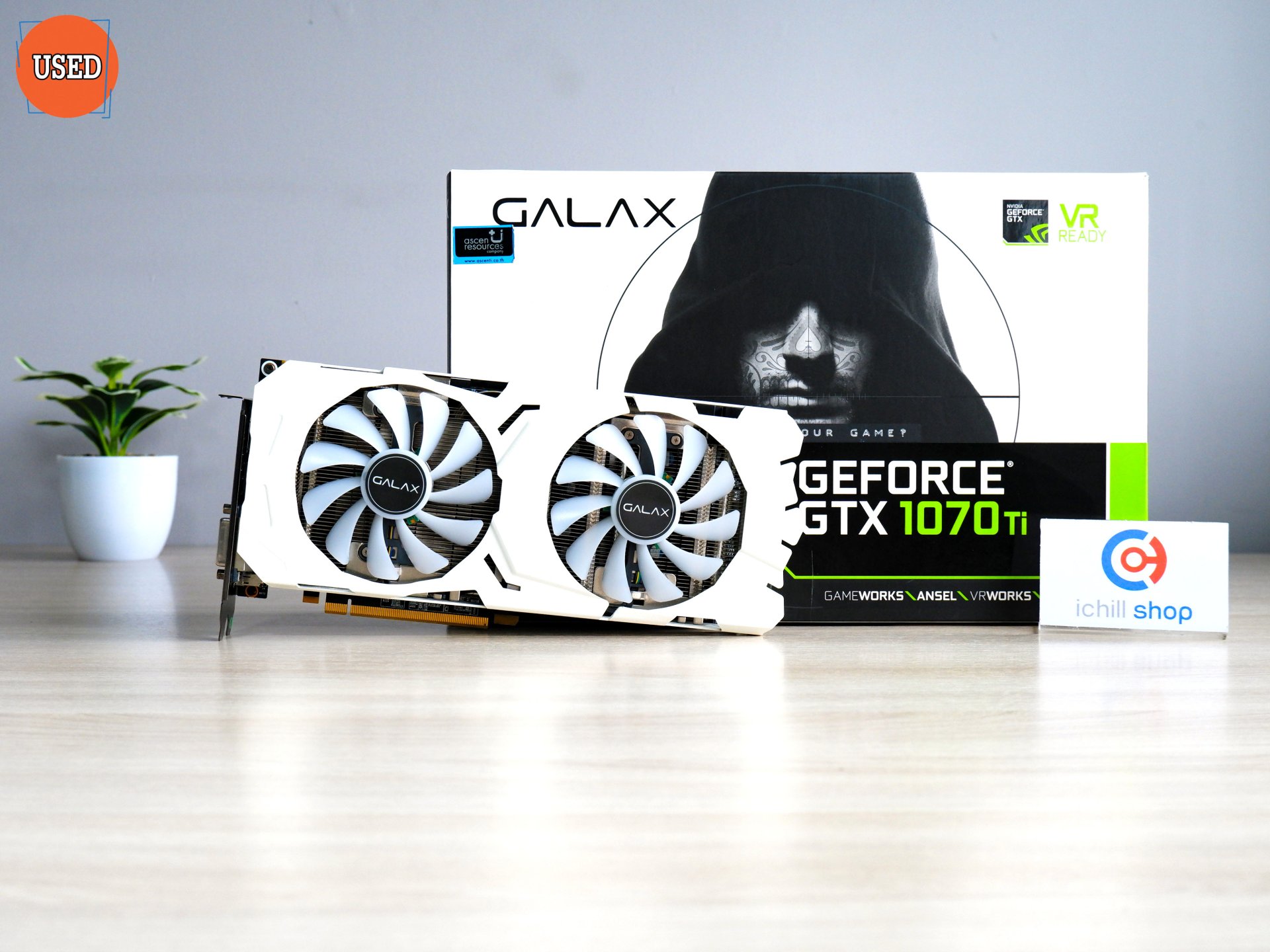 GPU NVIDIA Geforce gtx 1070ti ホワイト - グラフィックボード ...