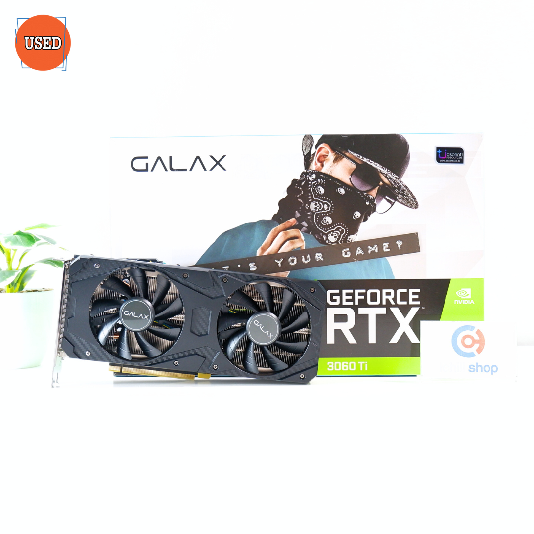 การ์ดจอ (VGA) GALAX RTX3060 TI 8GB 3F 1-CLICK OC LHR P16694