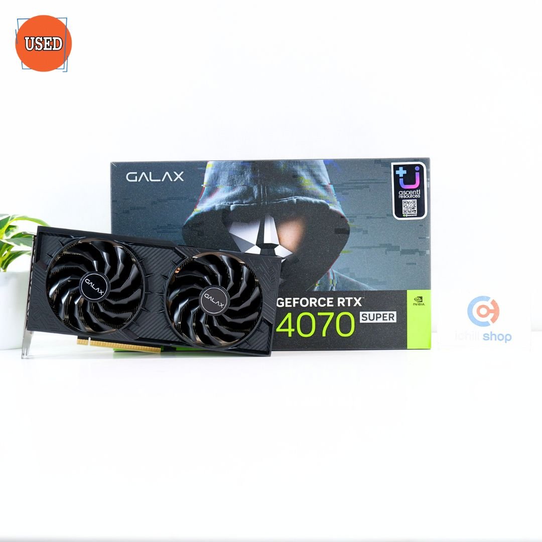 การ์ดจอ (VGA) GALAX RTX4070 SUPER 12GB 2F 1-CLICK OC 2X GDDR6X P15814